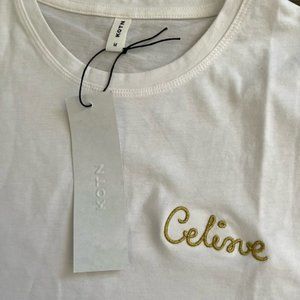 🆕 CELINE Embroidered T-shirt